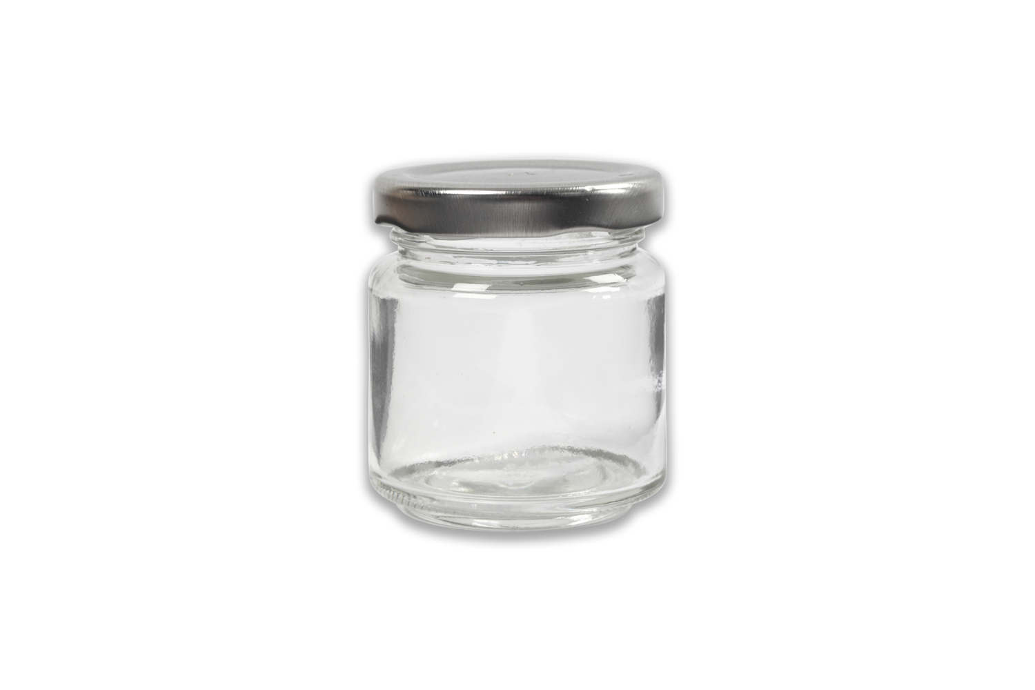 Pot en verre avec couvercle à visser - 100 ml - Supports en Verre