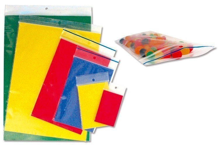Pochettes en plastique transparent à fermeture zip - Lot de 100 - Plastique  Transparent - 10 Doigts