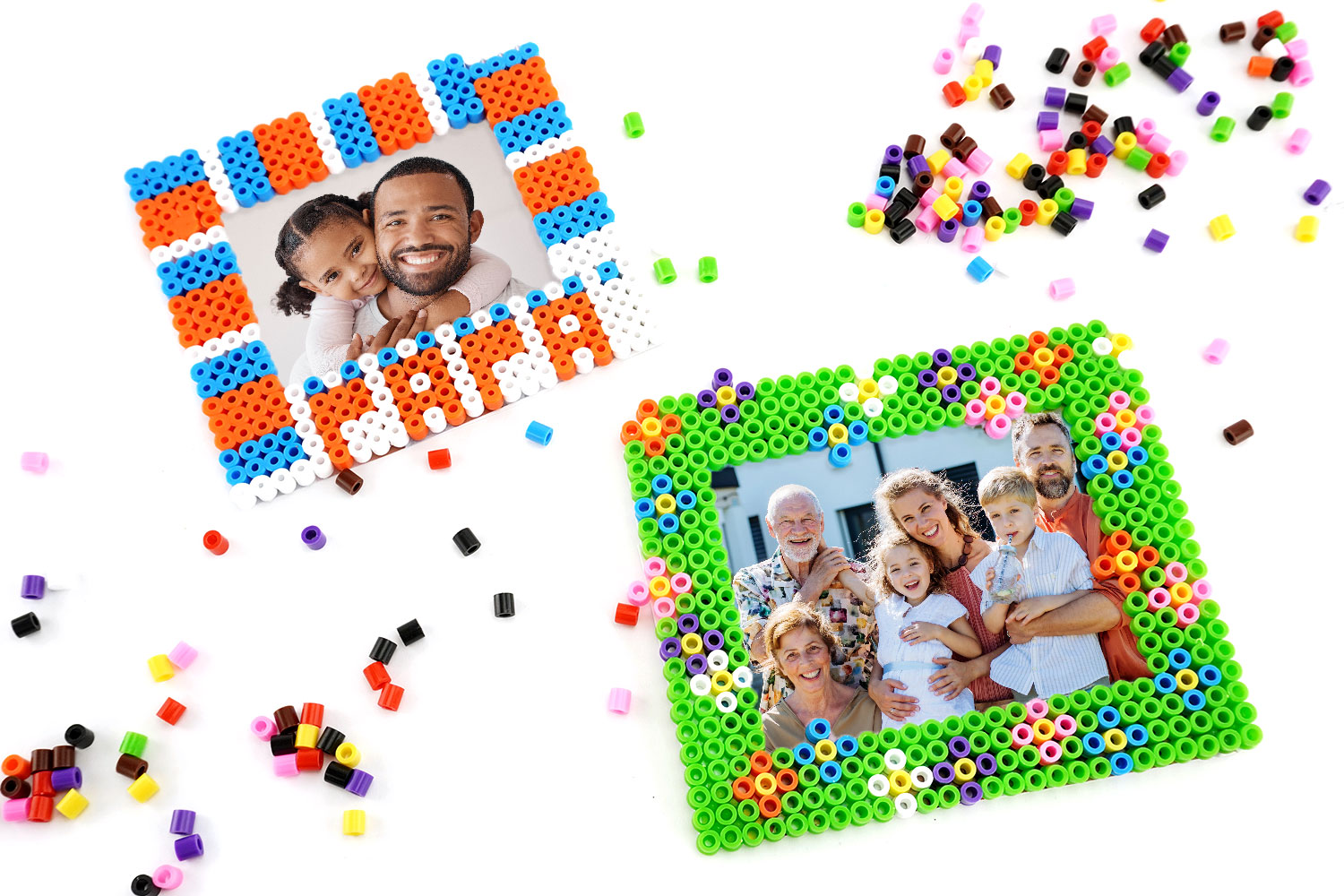 Cadre en perle à repasser - Cadeau fête des parents