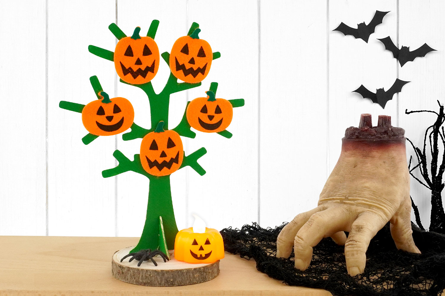 Arbre à citrouilles d'Halloween