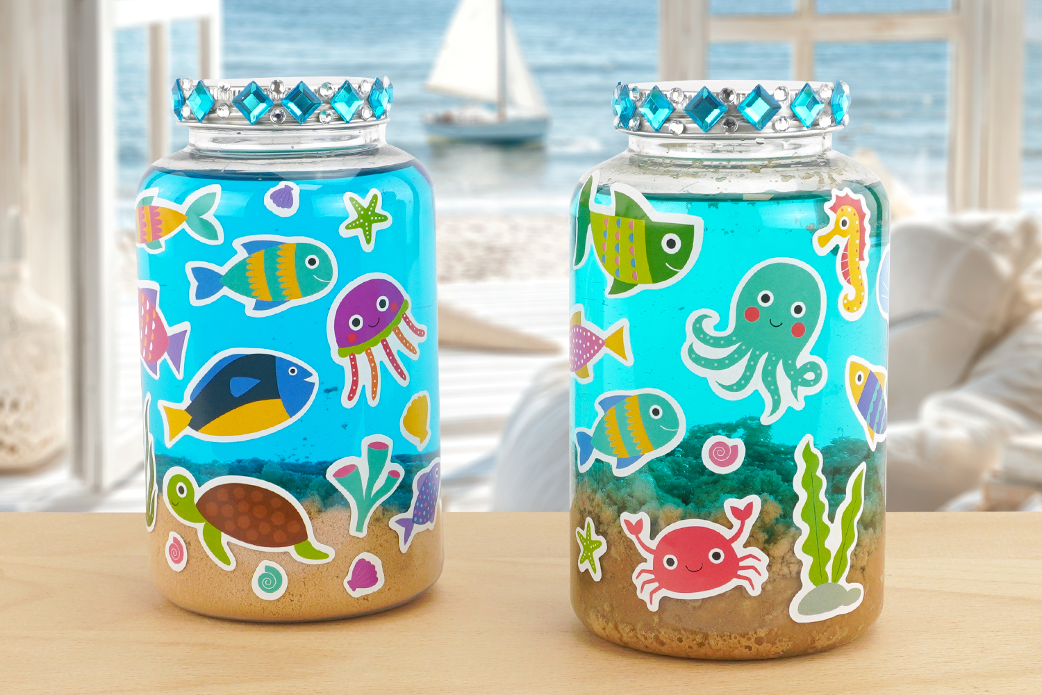 Aquarium dans un bocal