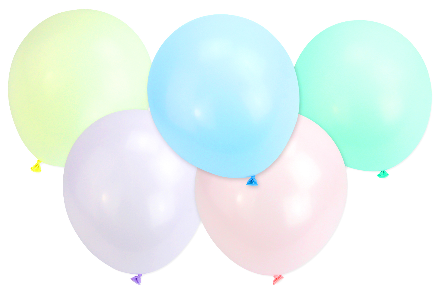 Ballons en latex de couleur bonbon couleur mélangée 100 pièces