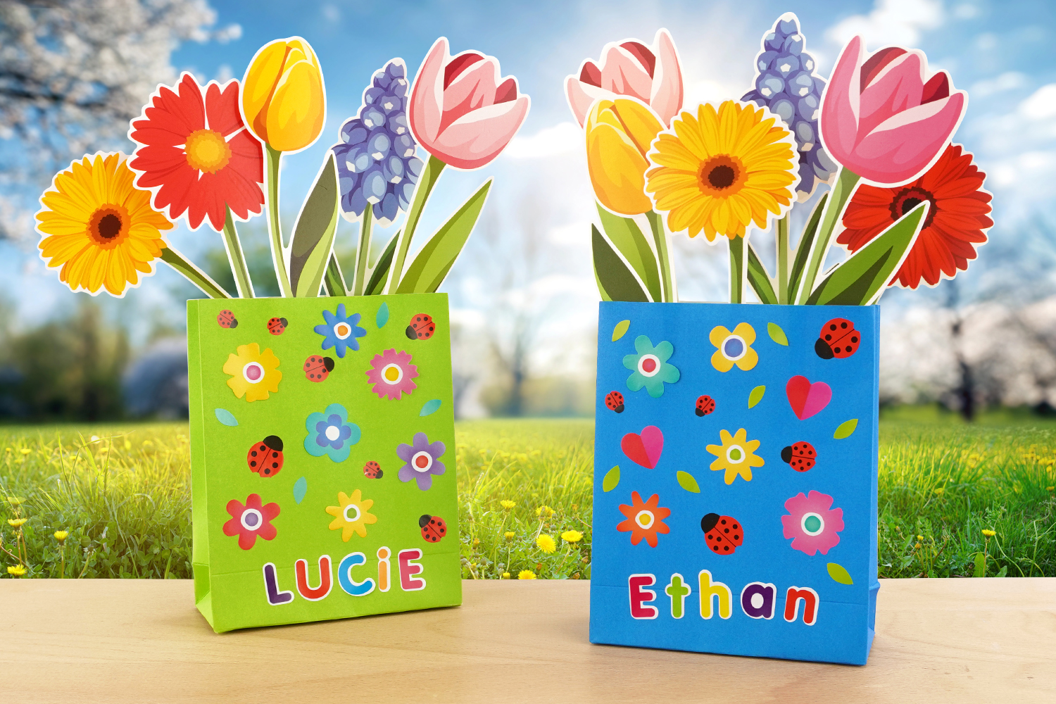 Bouquet de fleurs printanier