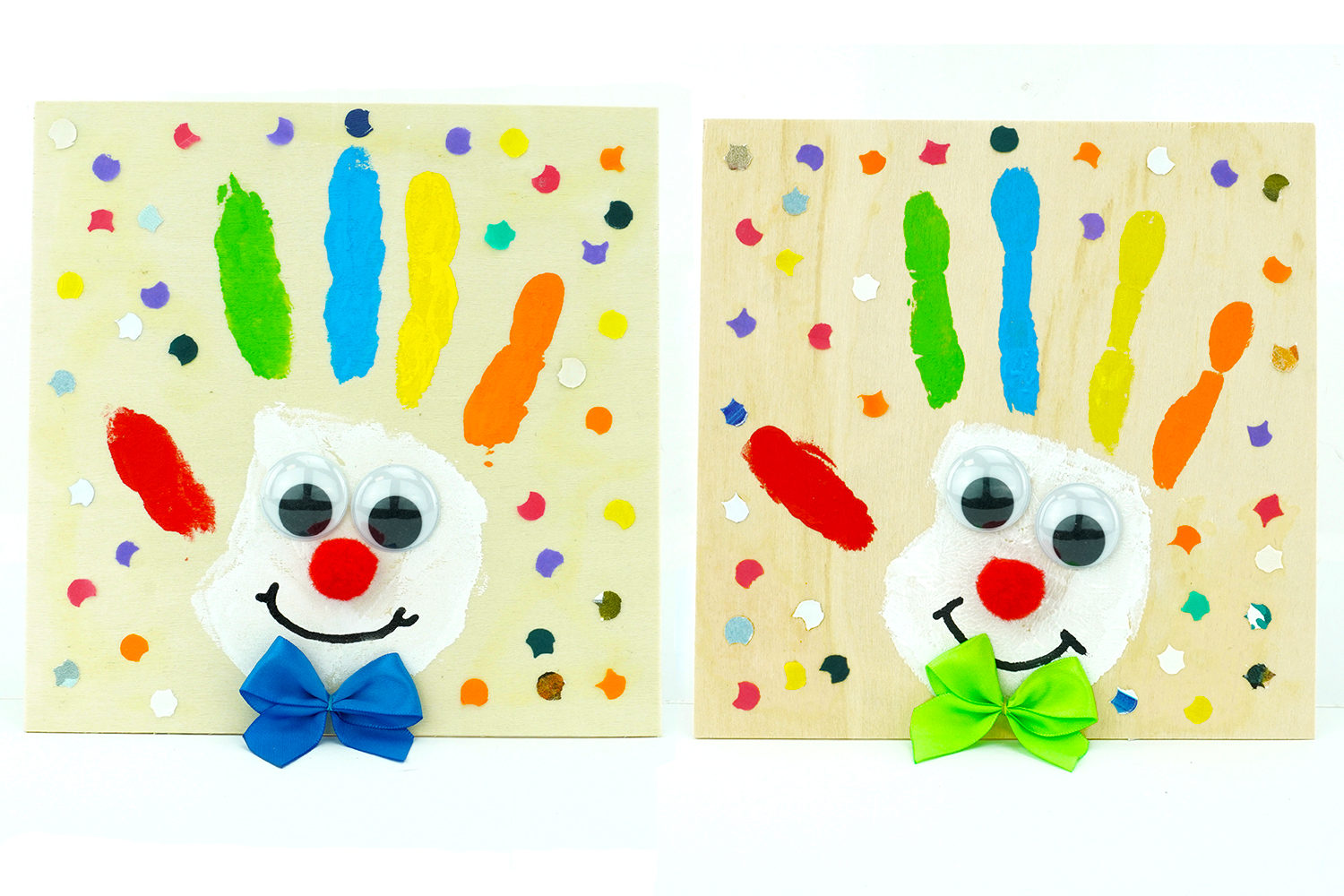 Accessoires peinture enfant - Set 4 rouleaux mousse à empreintes fantaisies  - Ctop