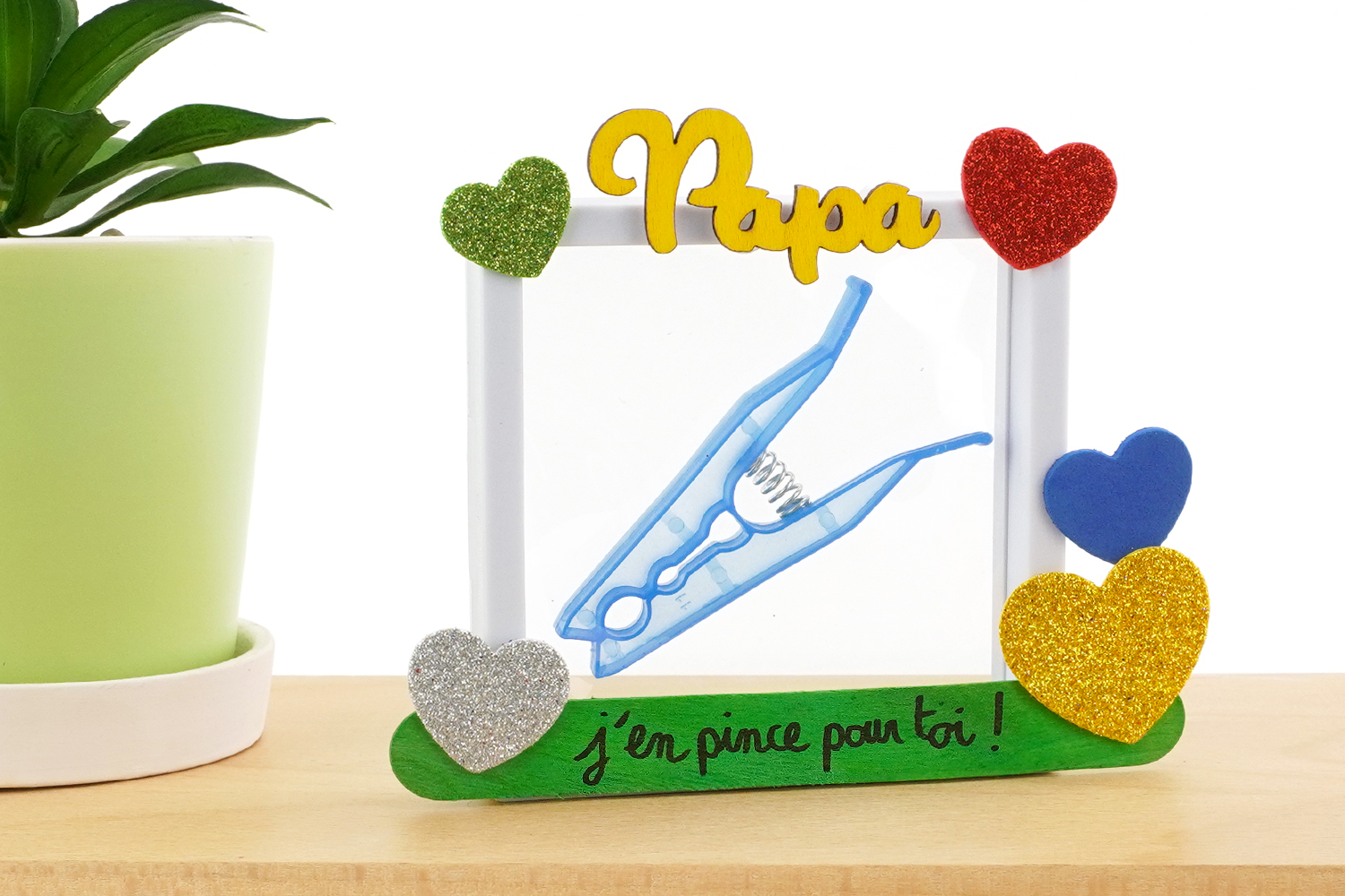 Cadre "J'en pince pour toi"