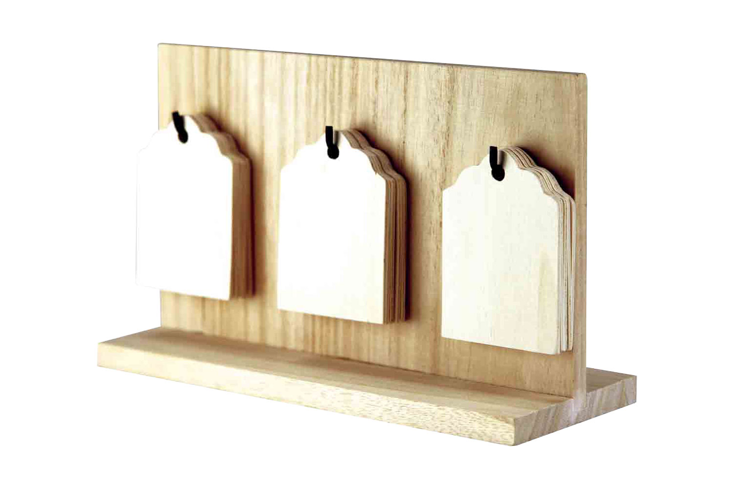 Calendrier de bureau en bois