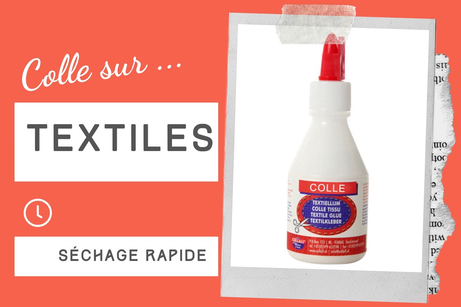 Colle textile 100ml - Colle textile pour différents types de textile