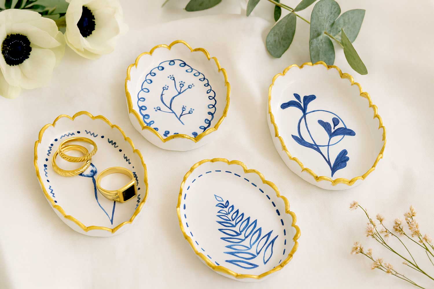 Coupelles effet porcelaine