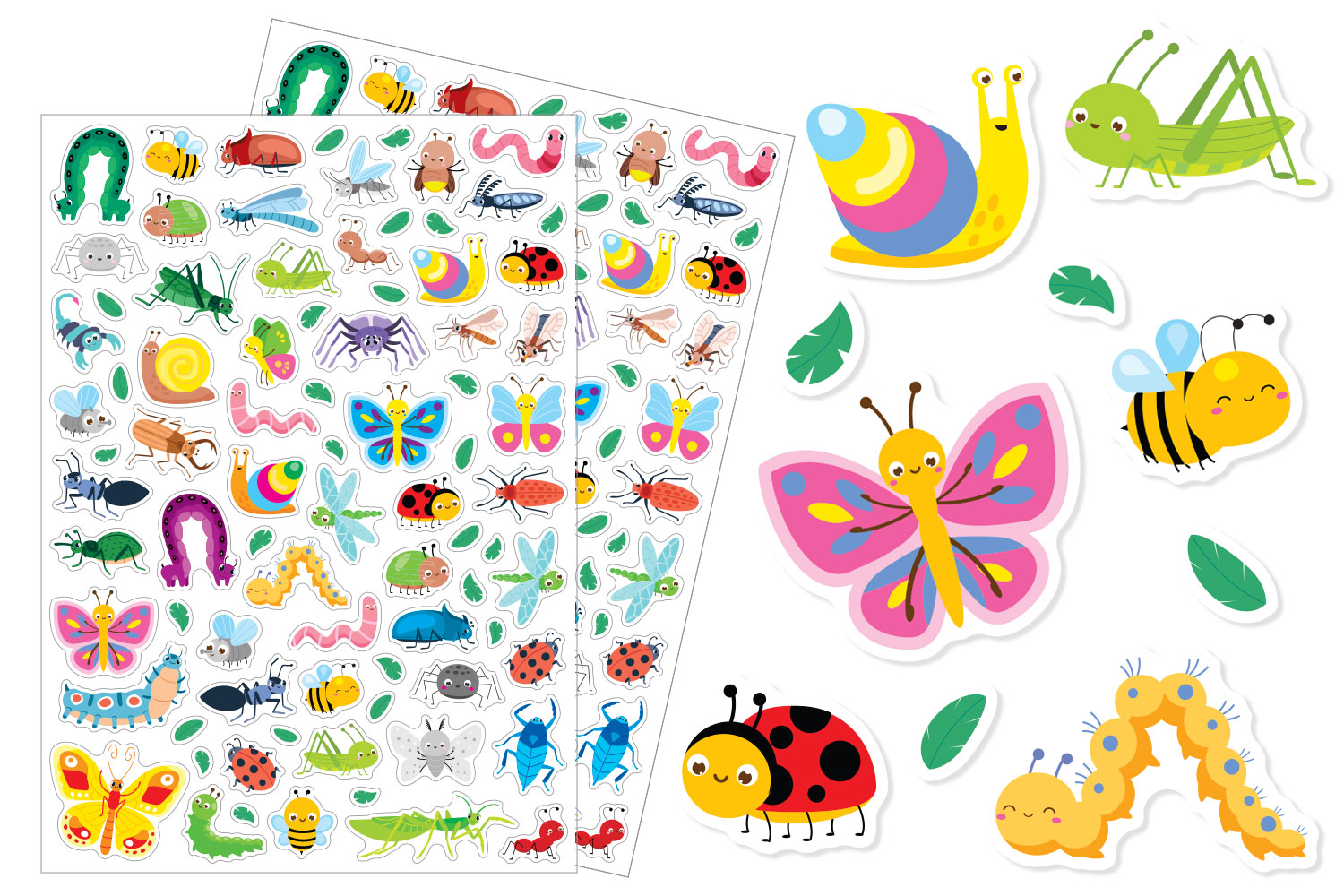 Puzzle 100 pièces Insectes phosphorescent pour enfant