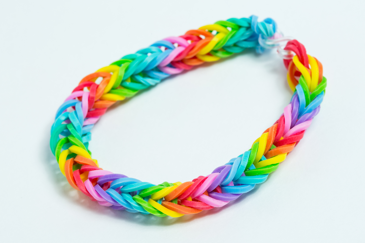 Bracelets d'élastiques multicolores look bands X 3 - 3,89 €