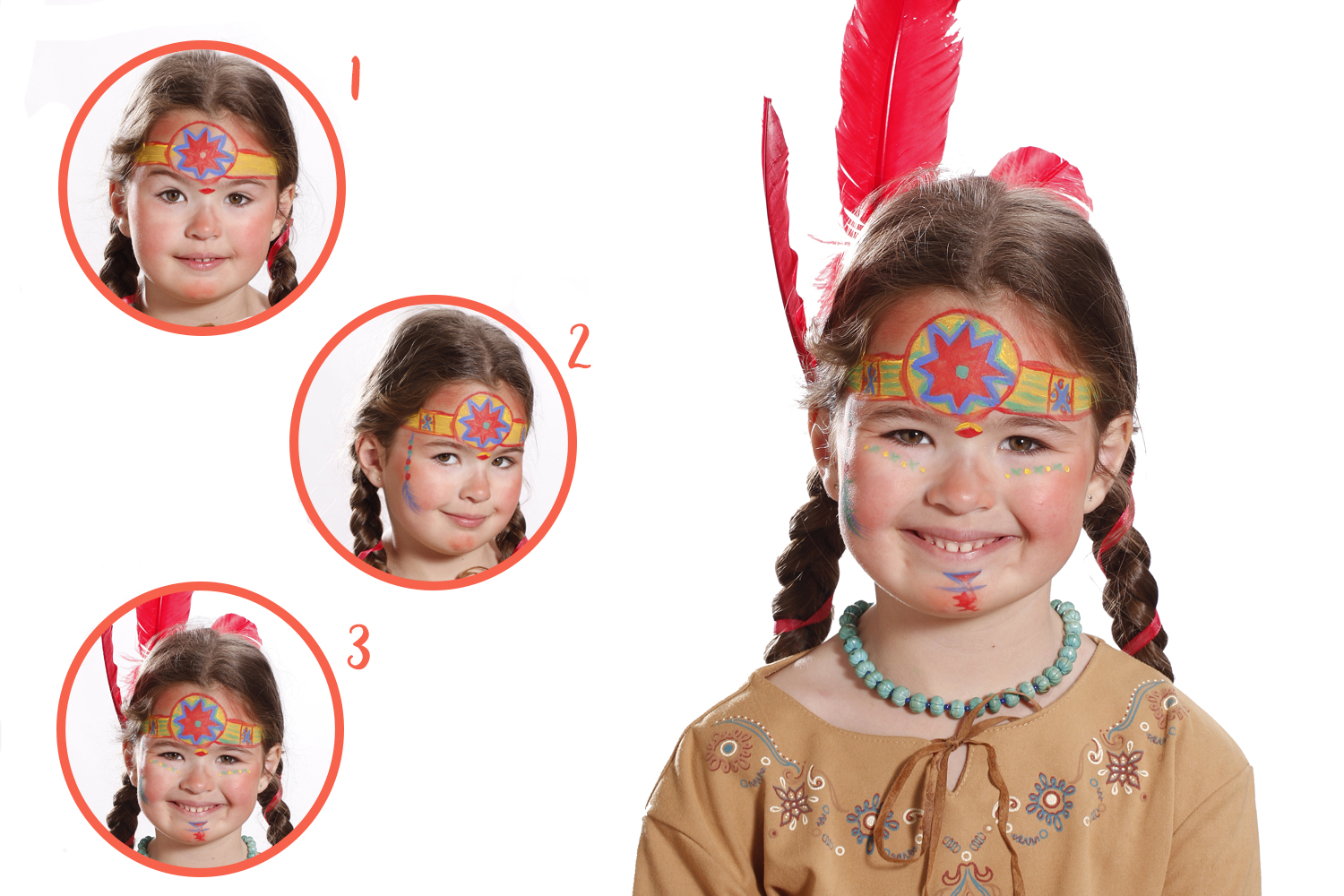 Maquillage enfant Fleur pour Carnaval - Idées conseils et tuto