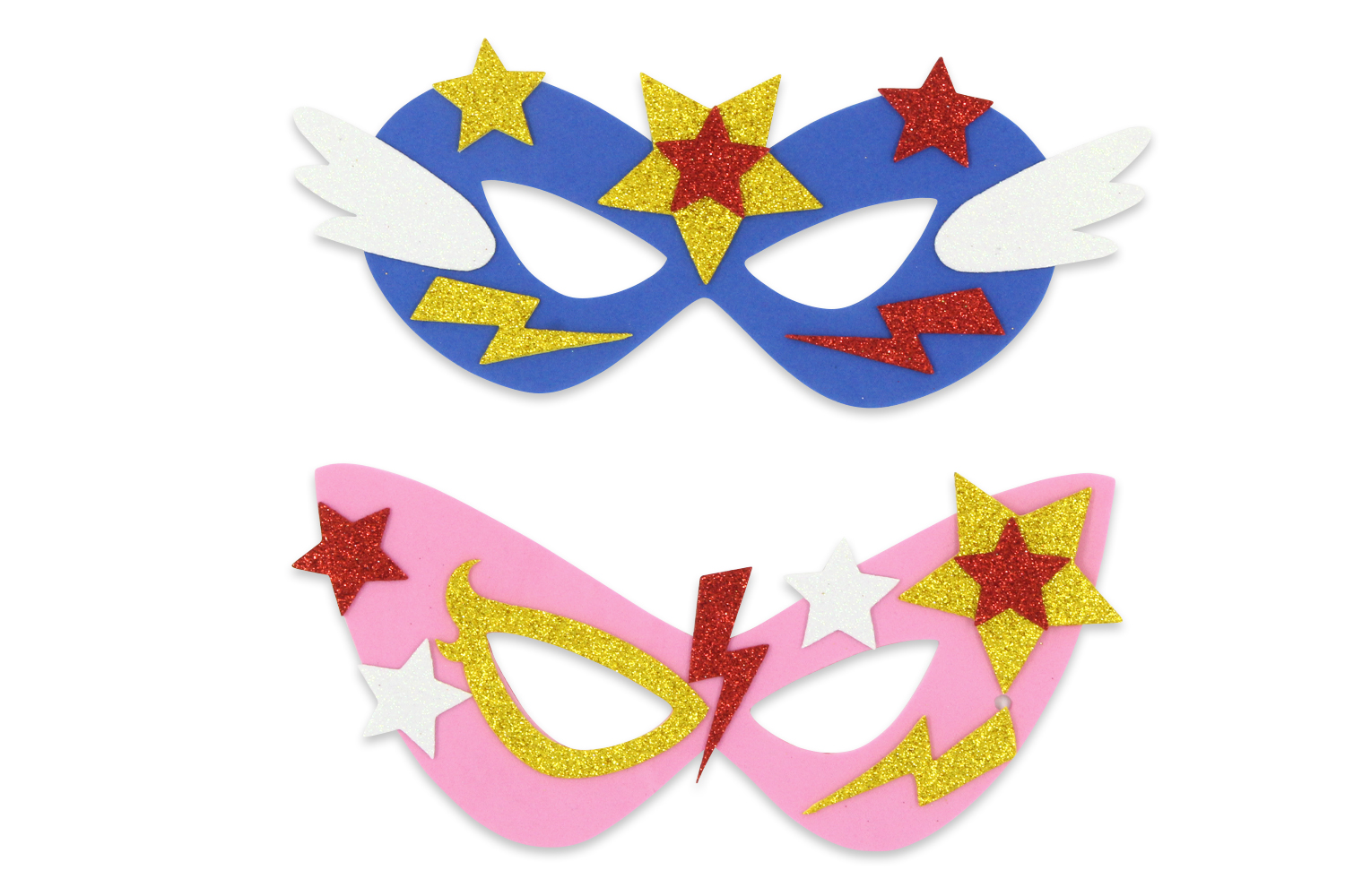 4 Masques Super-Héros à décorer - MyPartyKidz