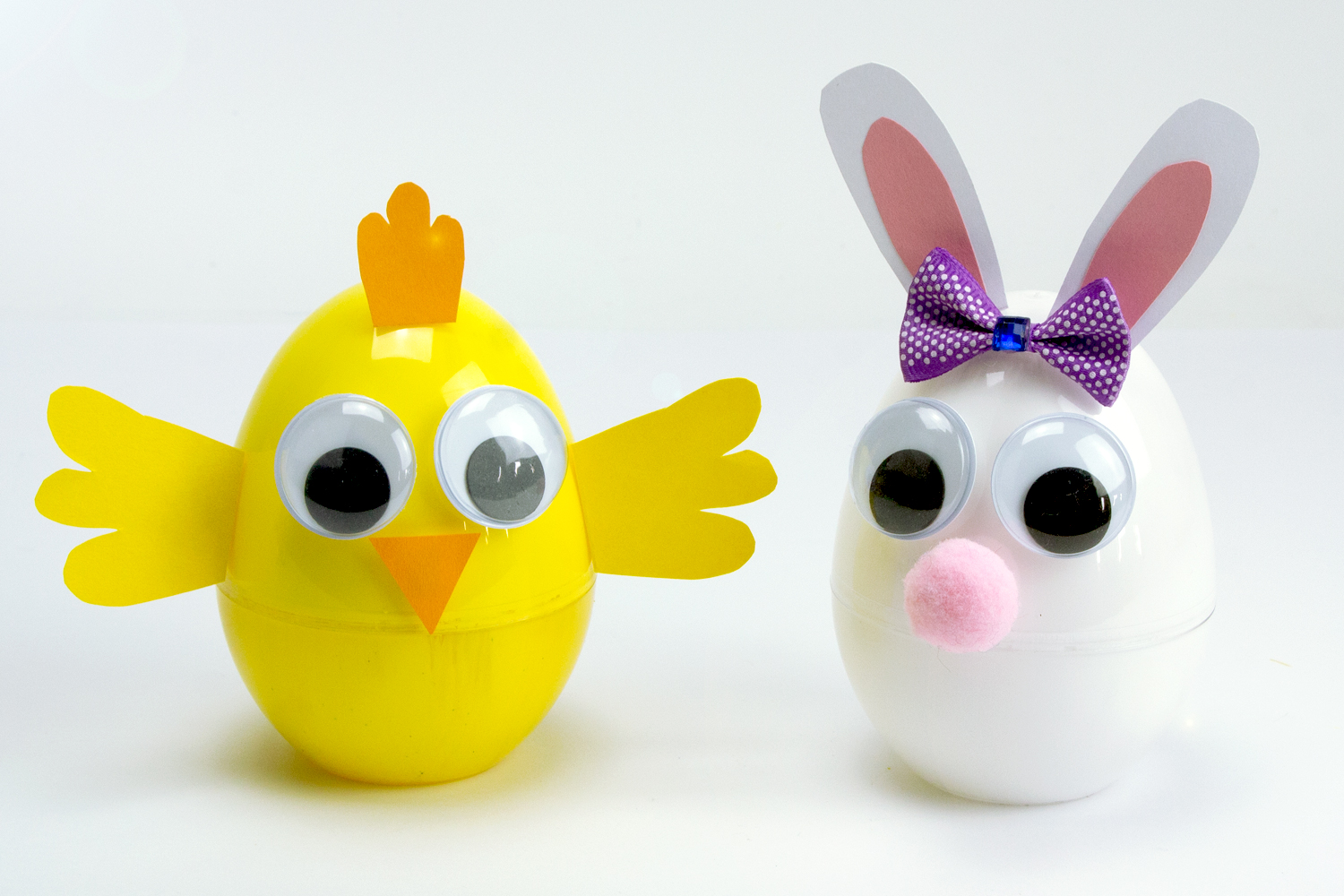 Oeufs de Pâques en peluche avec animaux, jouets de fête surprises