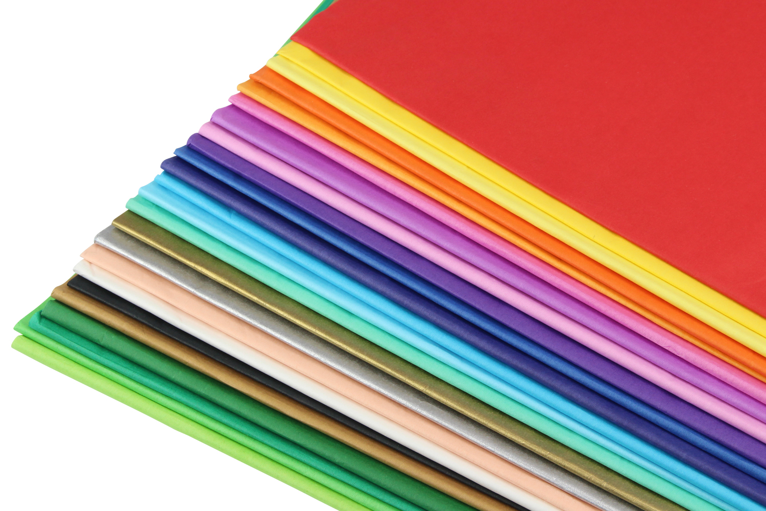 Sweelov Lot de 500 feuilles de papier de soie, transparentes, colorées, 25  couleurs, format A4, pour emballer des pompons, décoration de table, DIY,  16 g/m² : : Cuisine et Maison