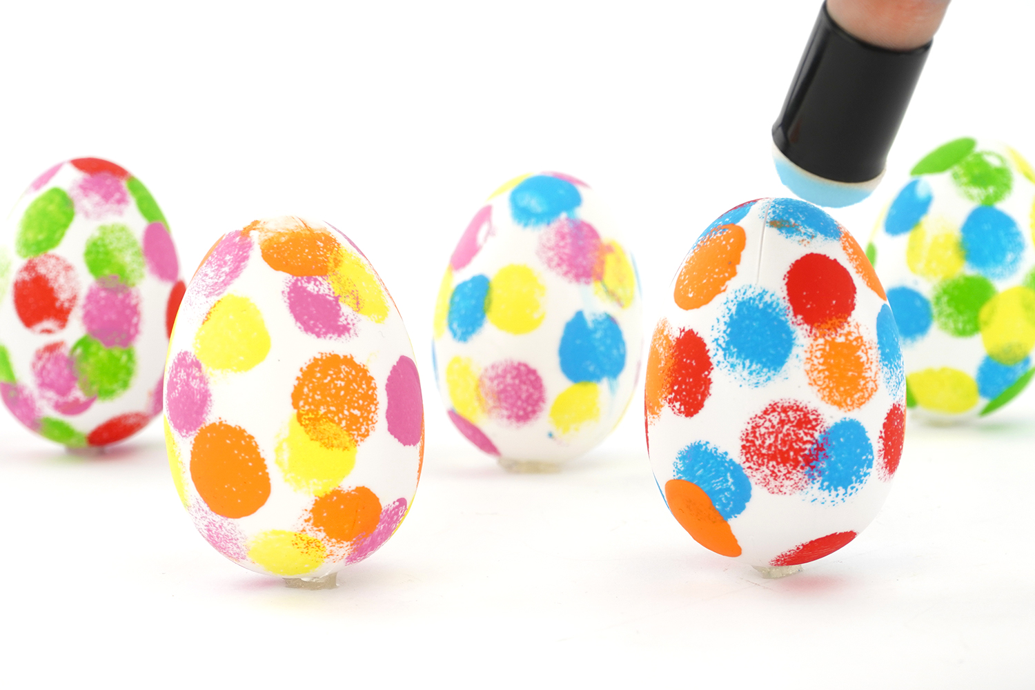 Oeuf de Pâques Décoration Kit, DIY Oeufs de Pâques Fabrication Colorant  Ensemble avec essoreuse à œufs, 8 Marqueurs+3 Oeufs, Cadeau de Jouet de  fête