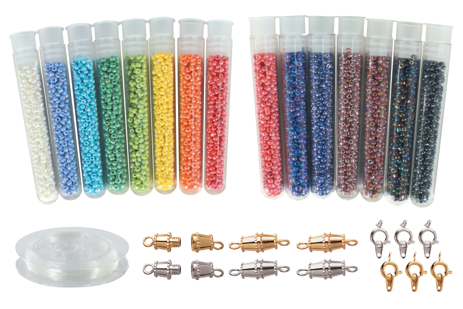 Kit bracelets de perles de rocailles - Breloques - Perles et bijoux enfant