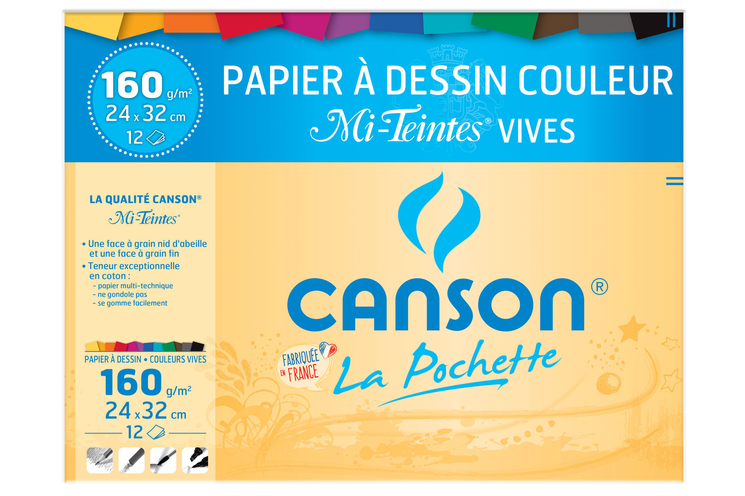 Ruban et ficelle de soie teints à la main aux couleurs de l'arc-en-ciel -   France