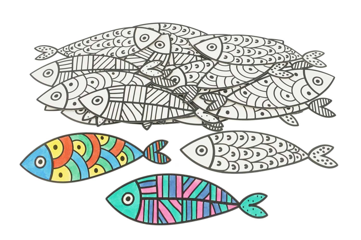Sac en Tissu Fête de la Mer Poisson Animaux Illustration pour Enfant Dessin