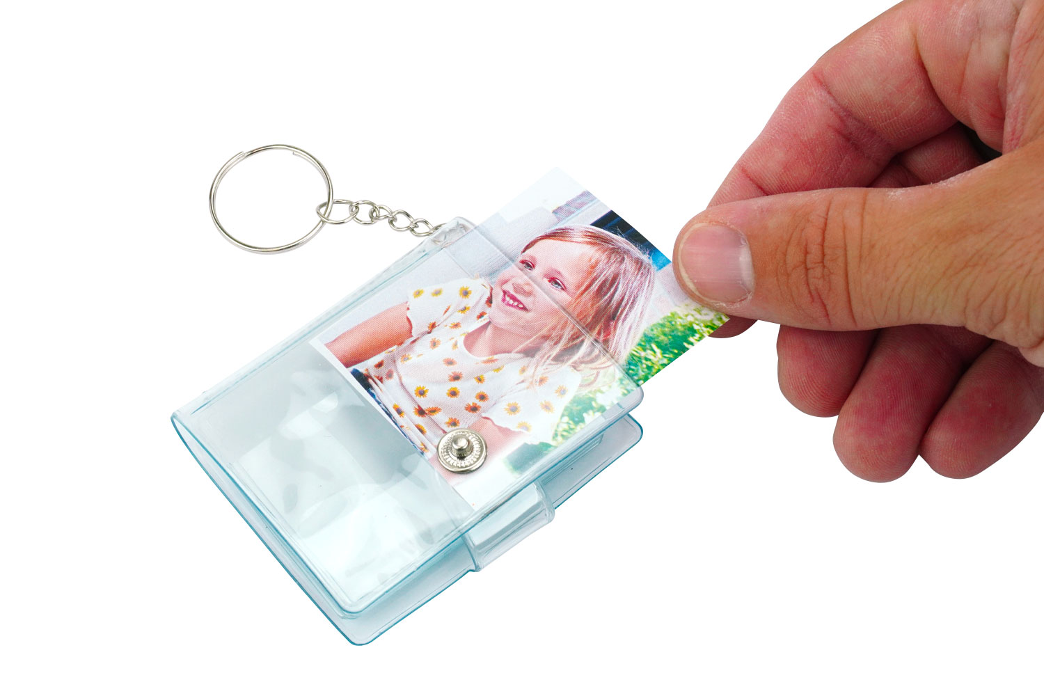 Mini porte-clés pour album photo, livre d'images en PVC, album de