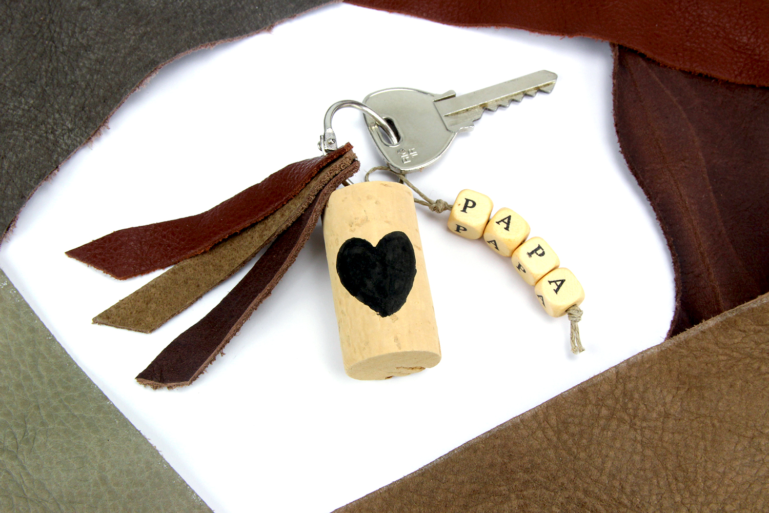 Porte-clés original à thème en métal cadeau pour un passionné de Jardinage