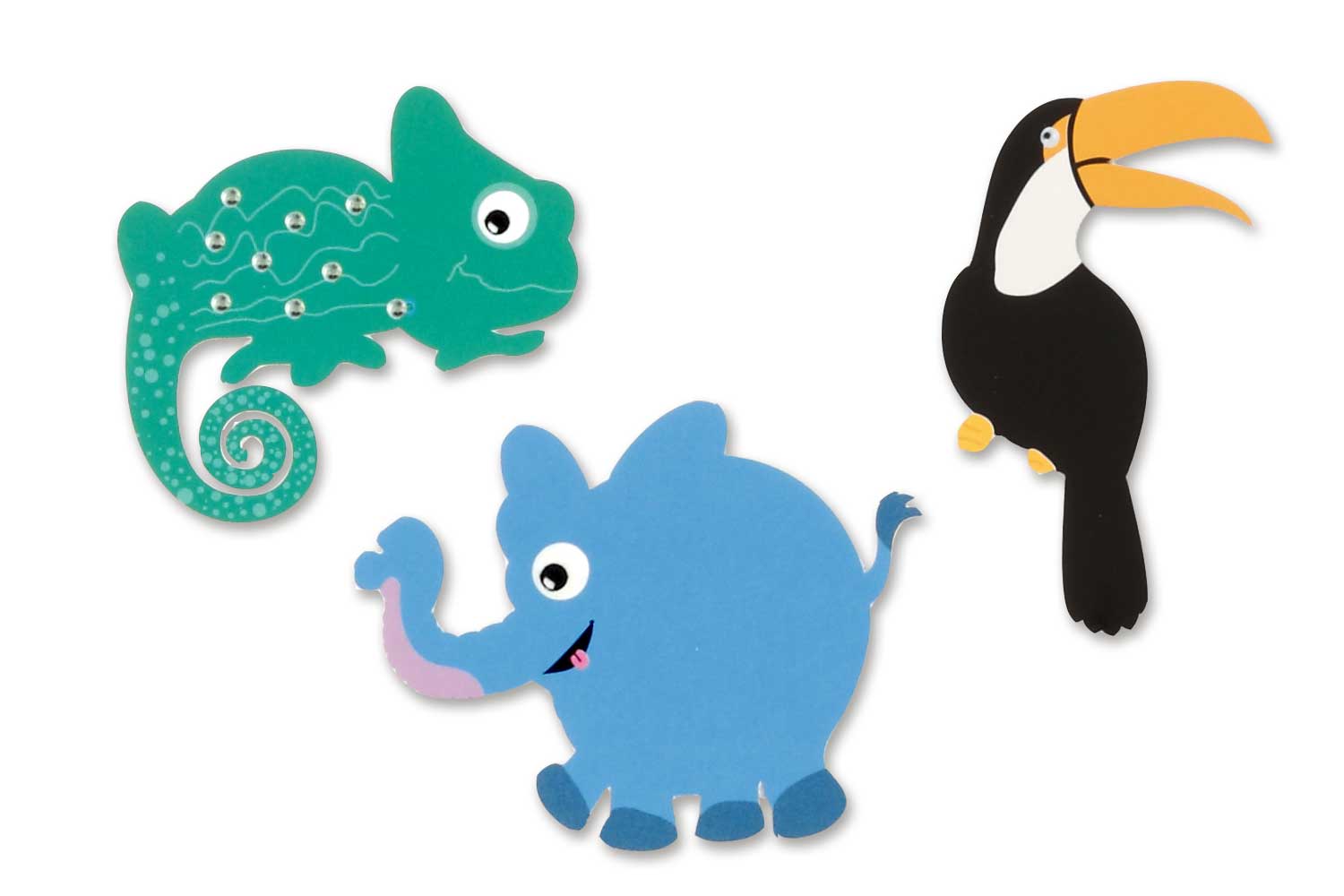 Montessori - les animaux-silhouettes, jeux educatifs