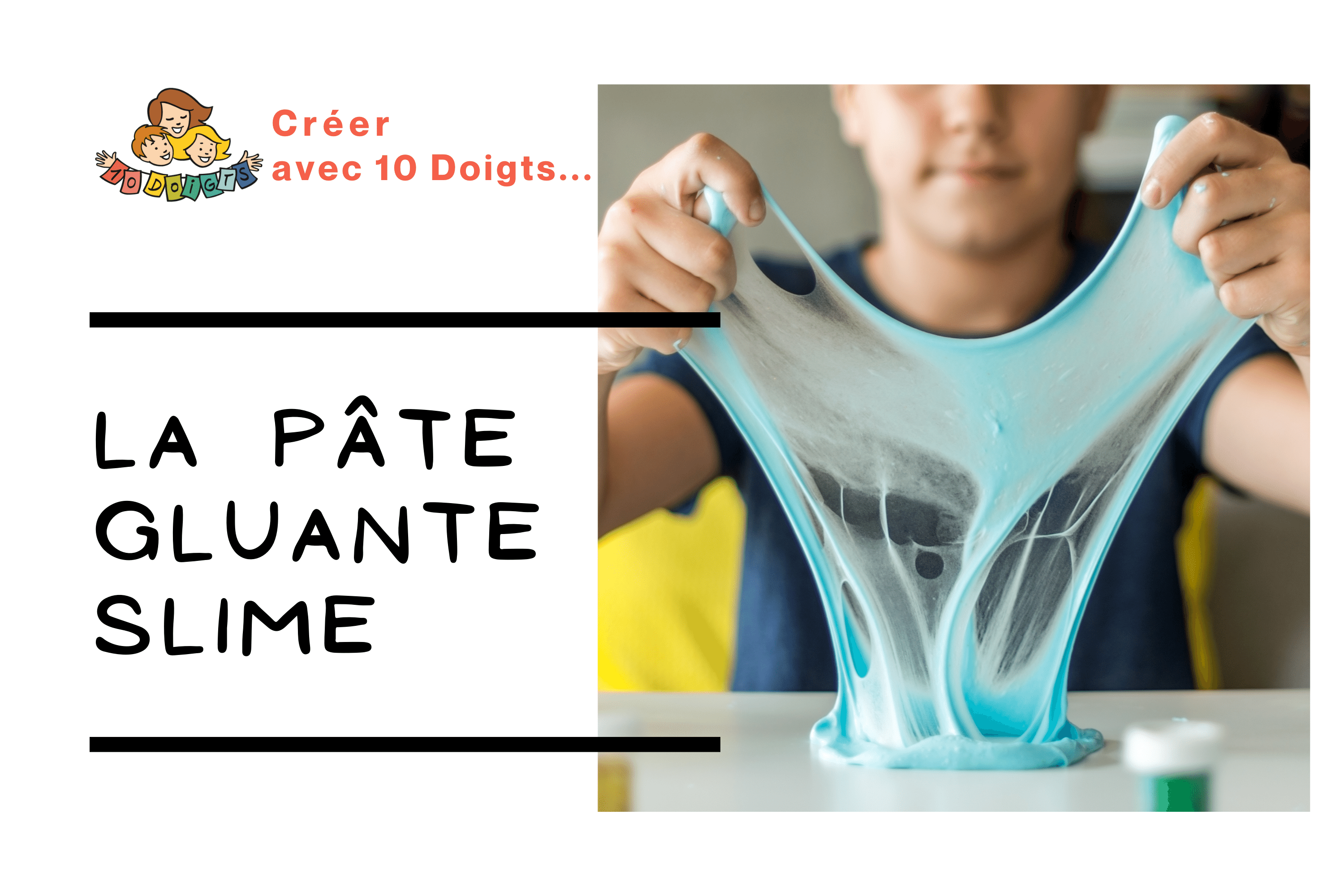 Kit de Fabrication Pâte Slime élastique 80 ml DIY Loisirs Créatifs Jouet 6  Couleurs