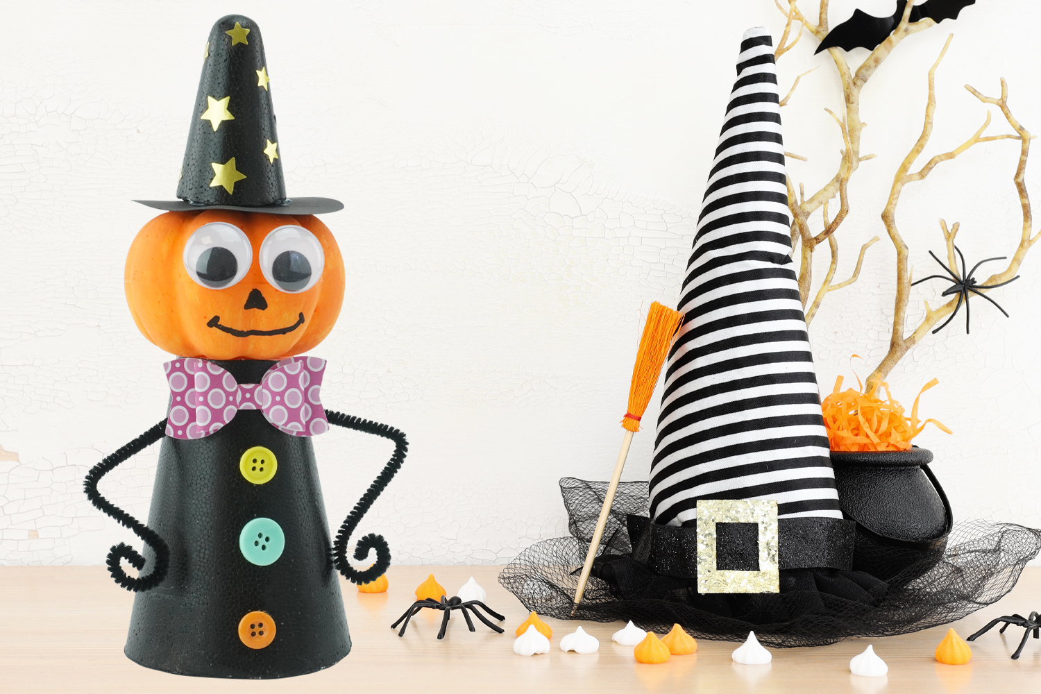 Halloween - Crayon de papier avec gomme sorcière