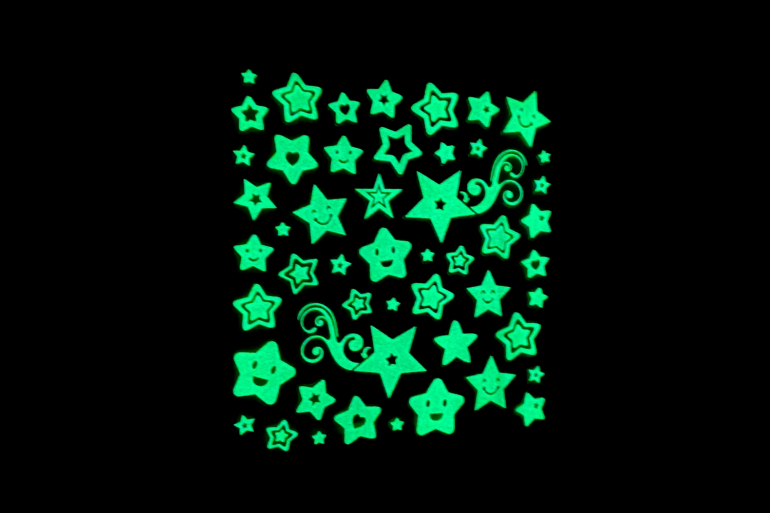 Sticker étoiles phosphorescentes pas cher - Stickers Phosphorescents  discount - stickers muraux - madeco-stickers