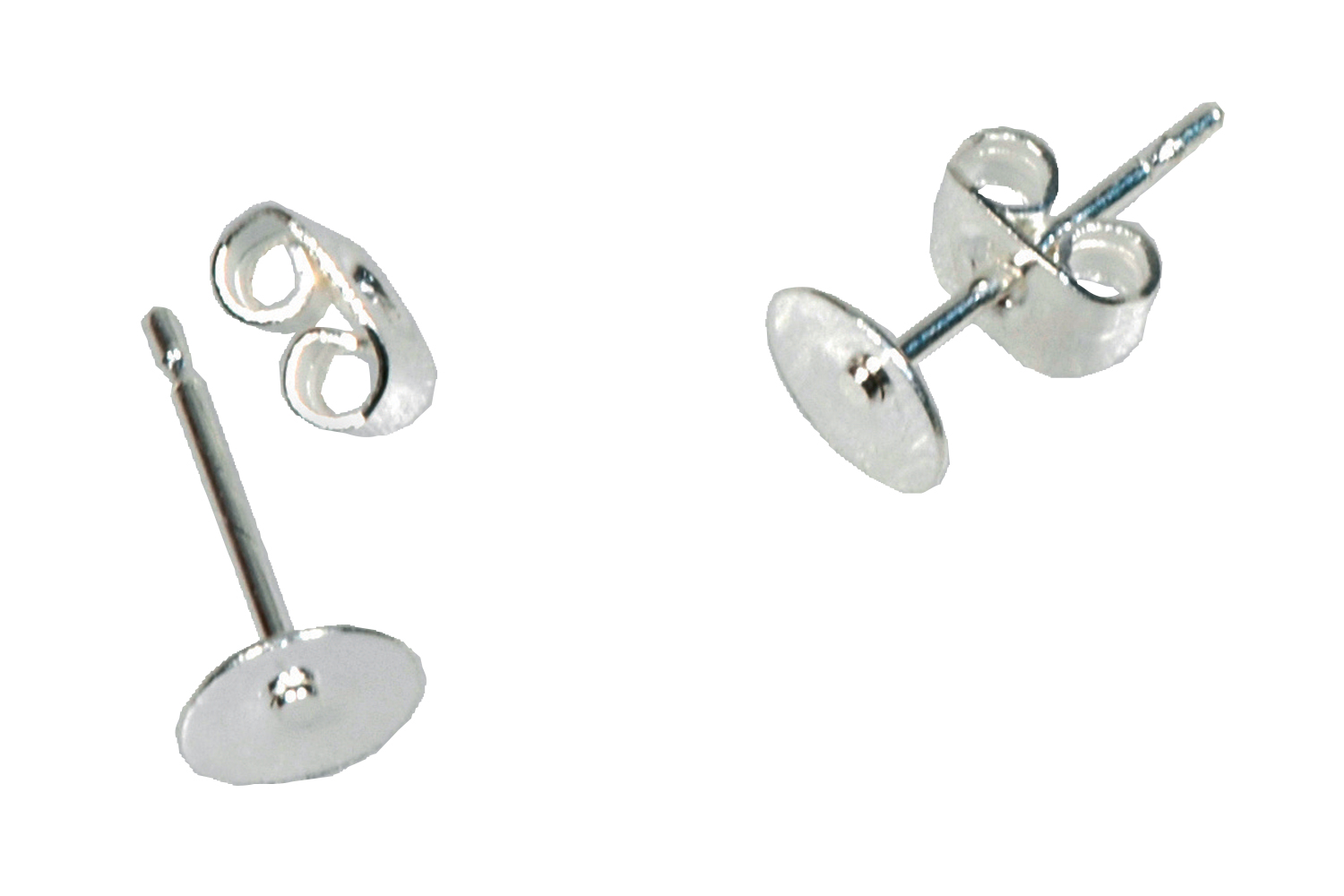 10 paires Boucles d'oreilles à clous magnétiques en acier