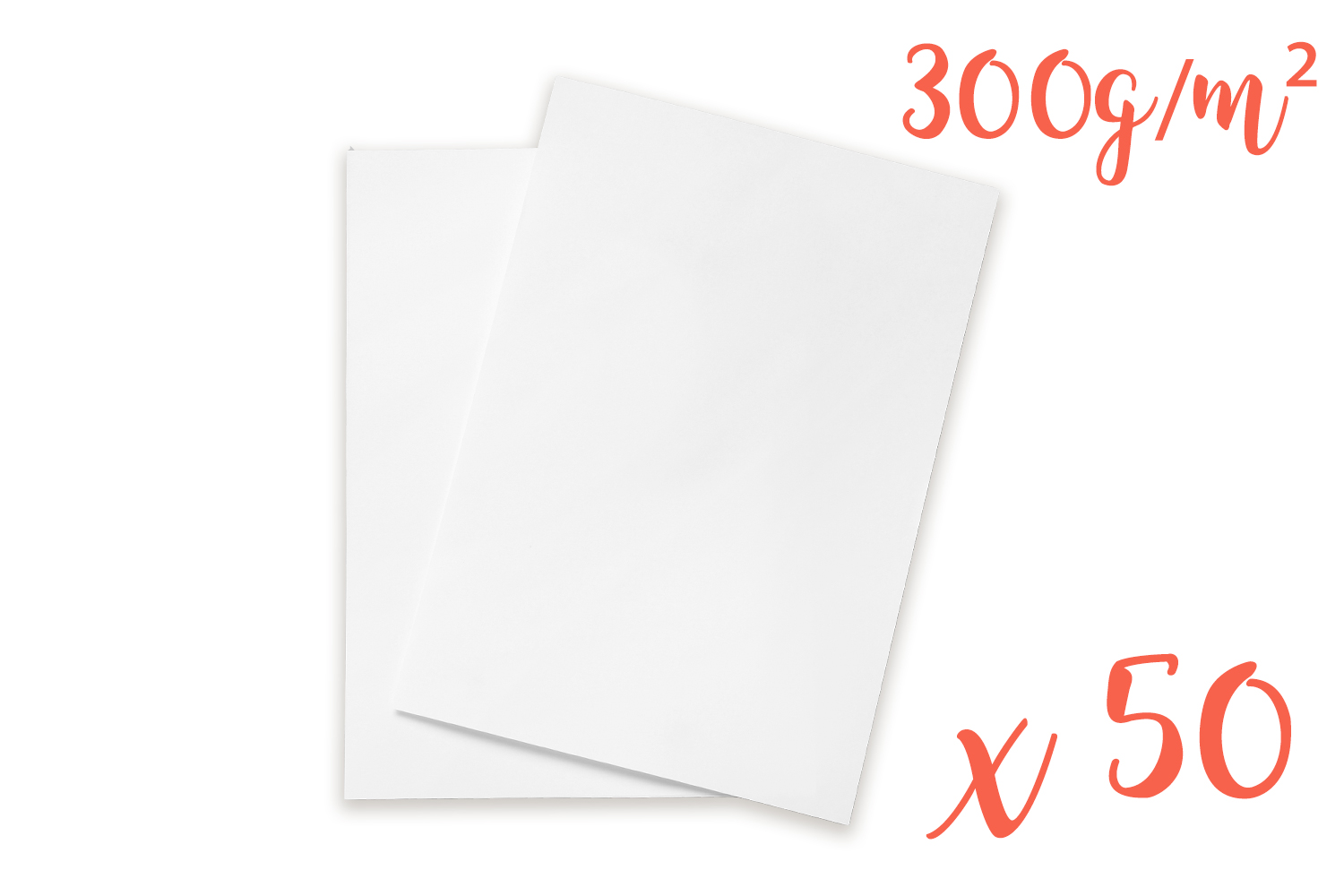 Papier blanc recyclé A4 300g 50 feuilles