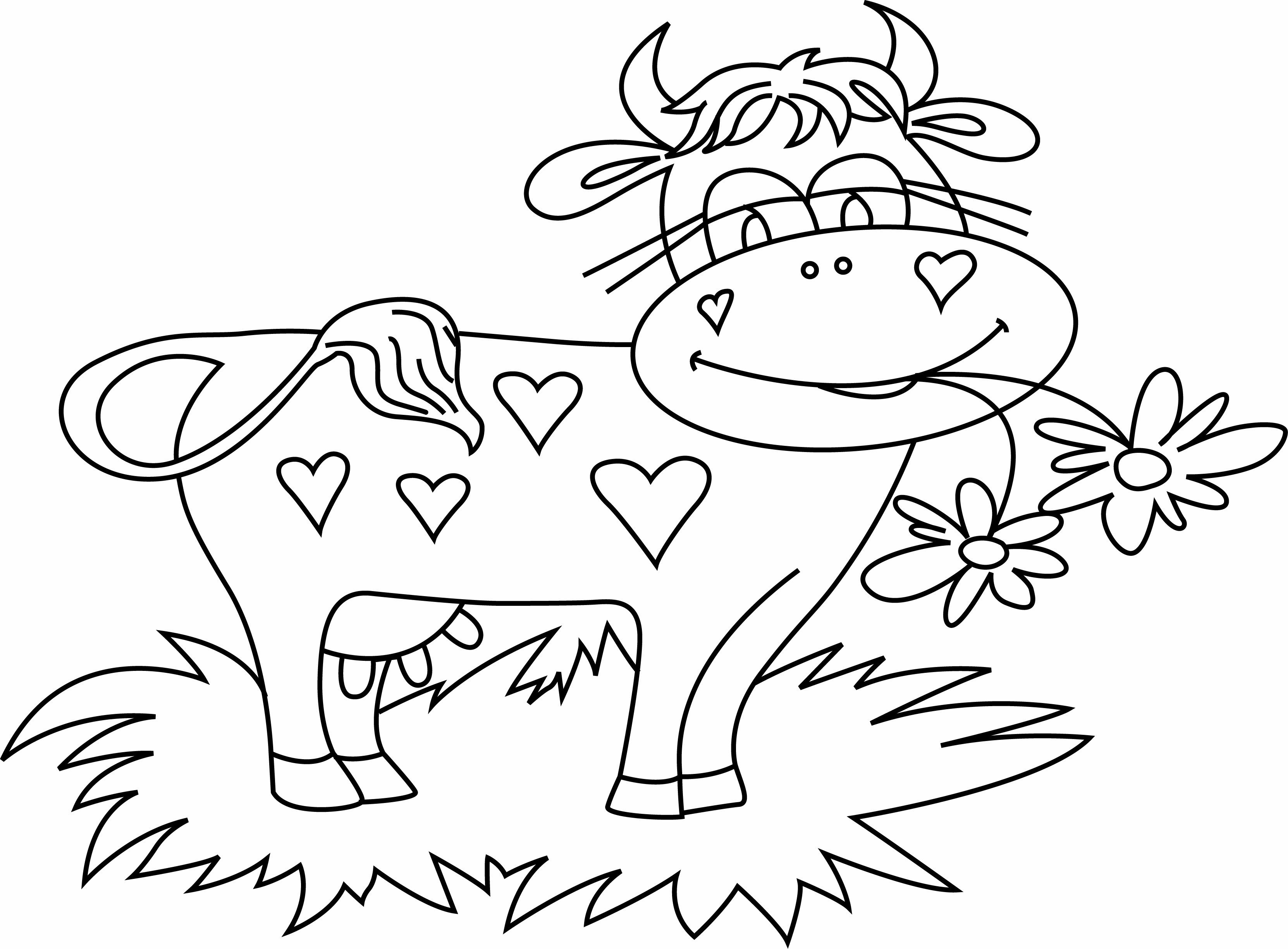 Coloriage Vache