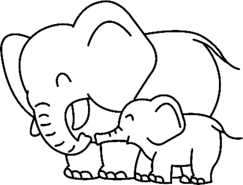 Coloriage Bébé 1 An: Le premier cahier de coloriage pour enfant de 1 an et  plus : colorier de jolis animaux : lapin, chat, éléphant… et plein d'autres